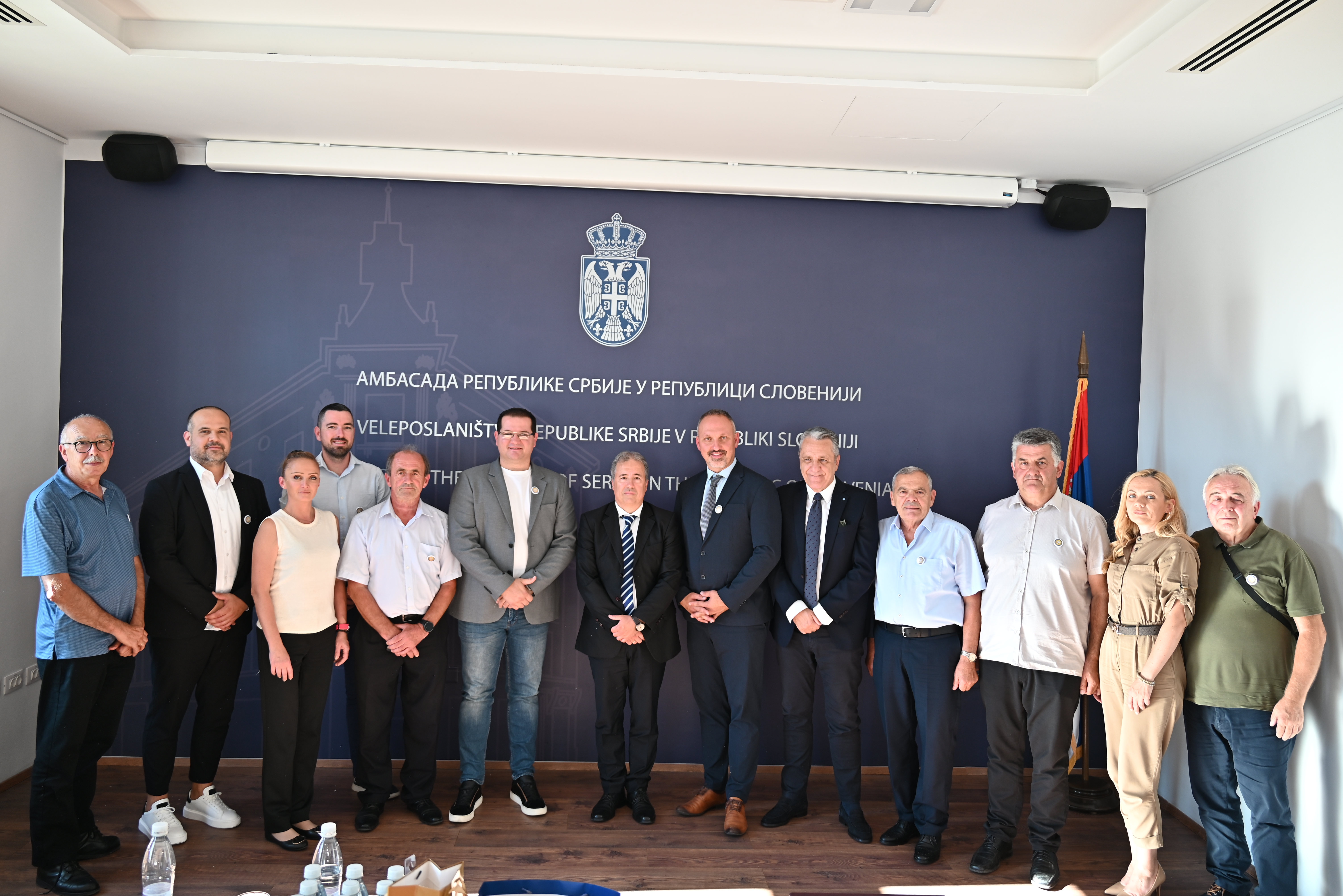 Ivo Vojvodić – novi ambasador Republike Srbije u Sloveniji primio predstavnike Saveza srpskih društava Slovenije